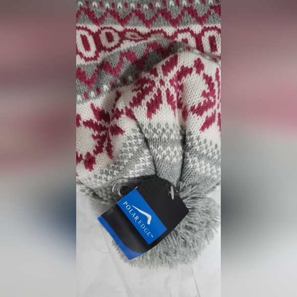 NWT-Womens Polar Edge Pink Winter Hat - Picture 6 of 7